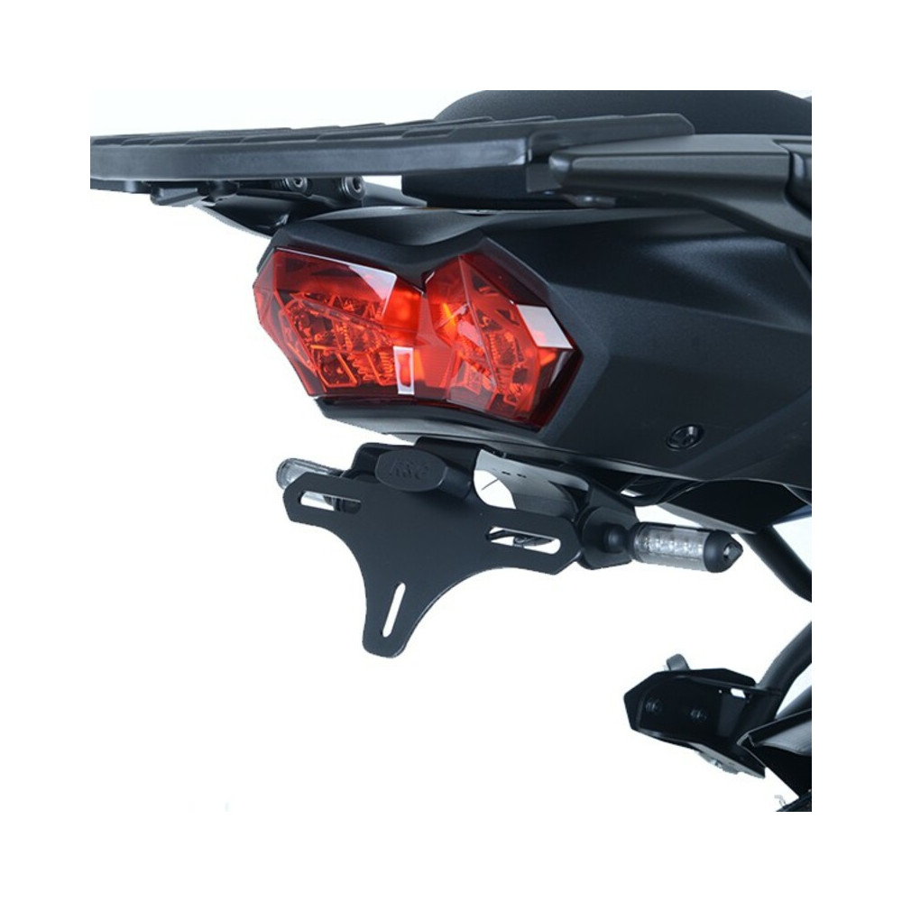 Support de plaque R&G RACING noir Kawasaki Versys 1000