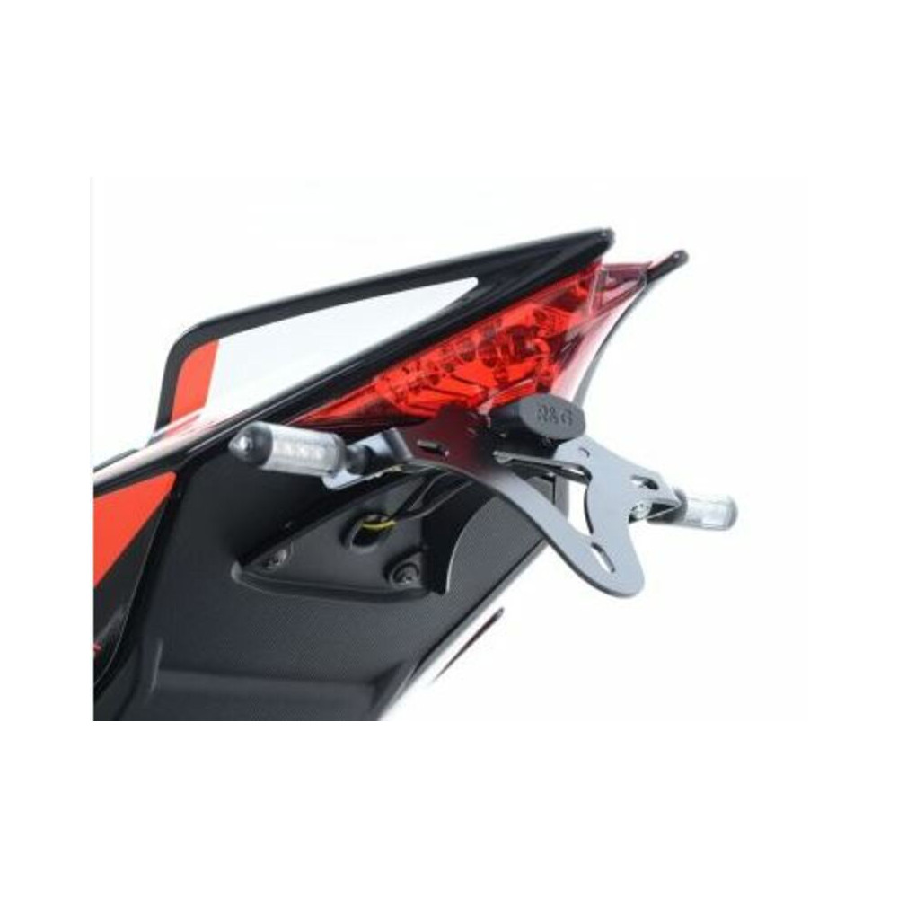 Support de plaque noir R&G RACING Aprilia V4 Tuono