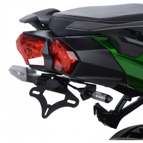 Support de plaque R&G RACING noir Kawasaki H2 SX