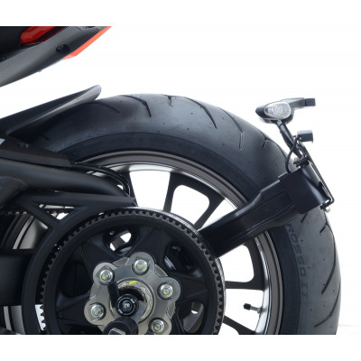 Support de plaque R&G RACING noir Ducati X Diavel