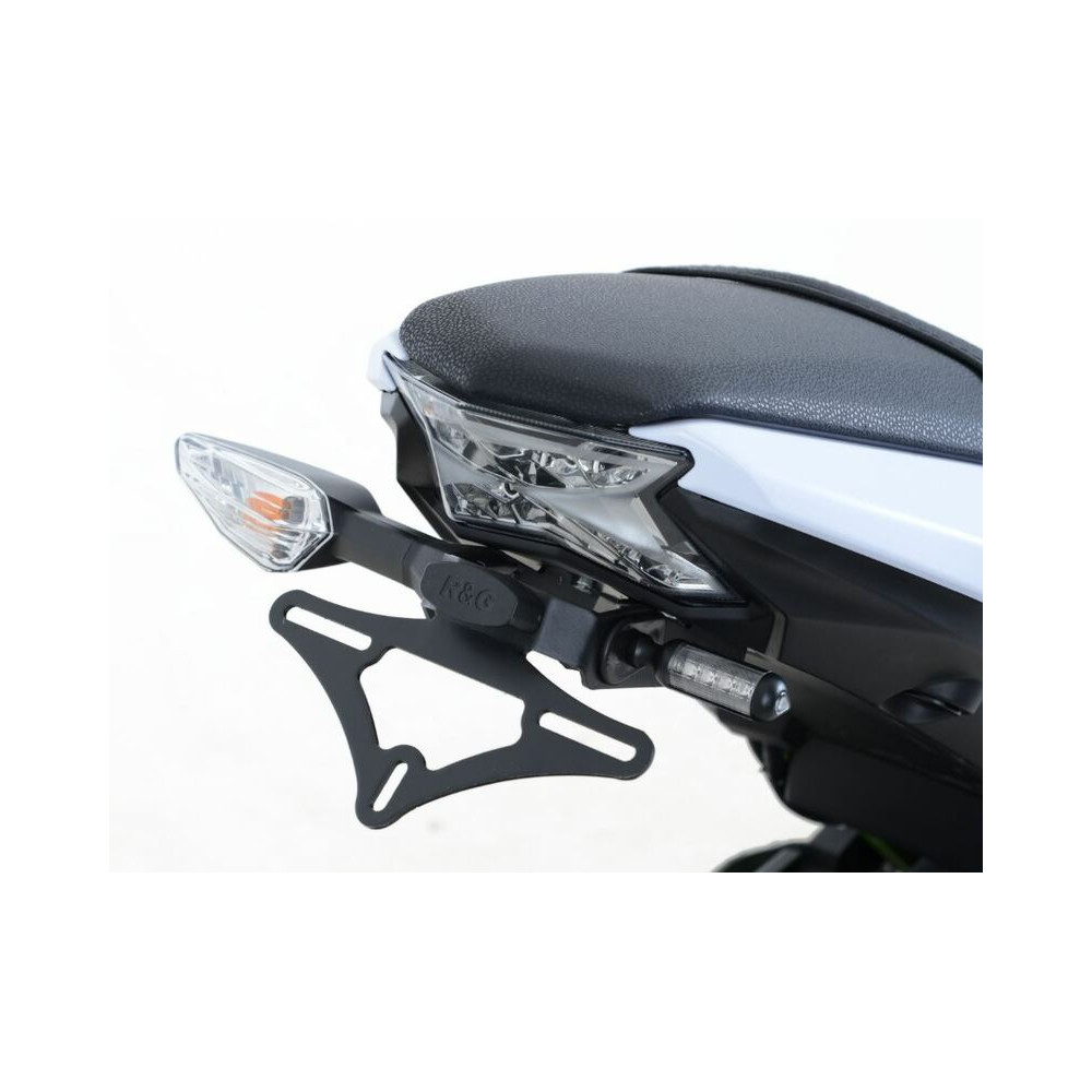 Support de plaque R&G RACING noir Kawasaki Z650