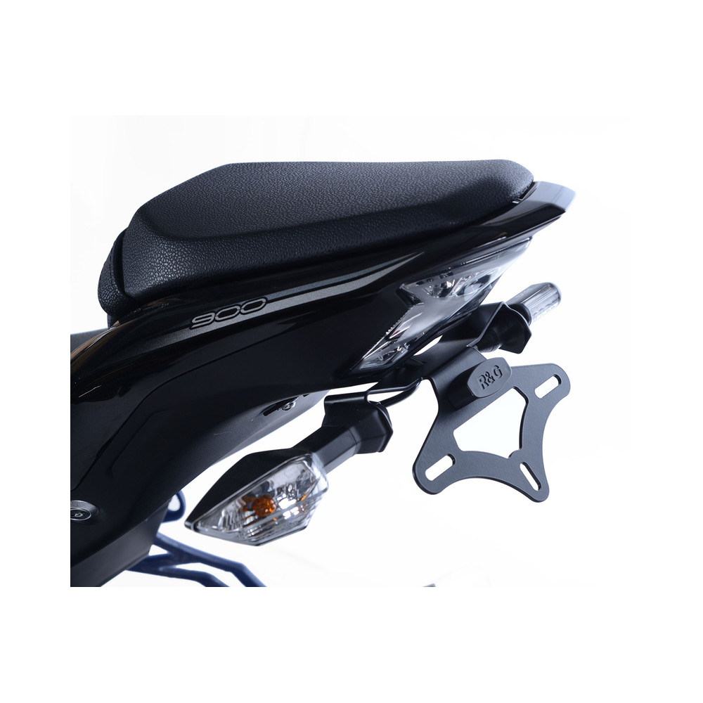 Support de plaque R&G RACING noir Kawasaki Z900