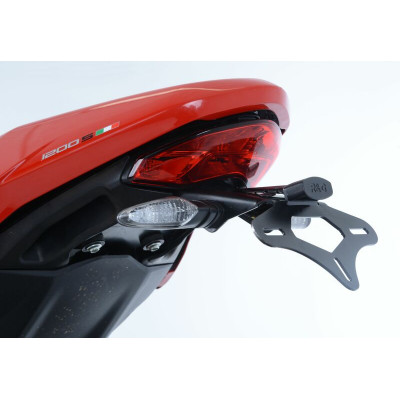 Support de plaque R&G RACING noir Ducati