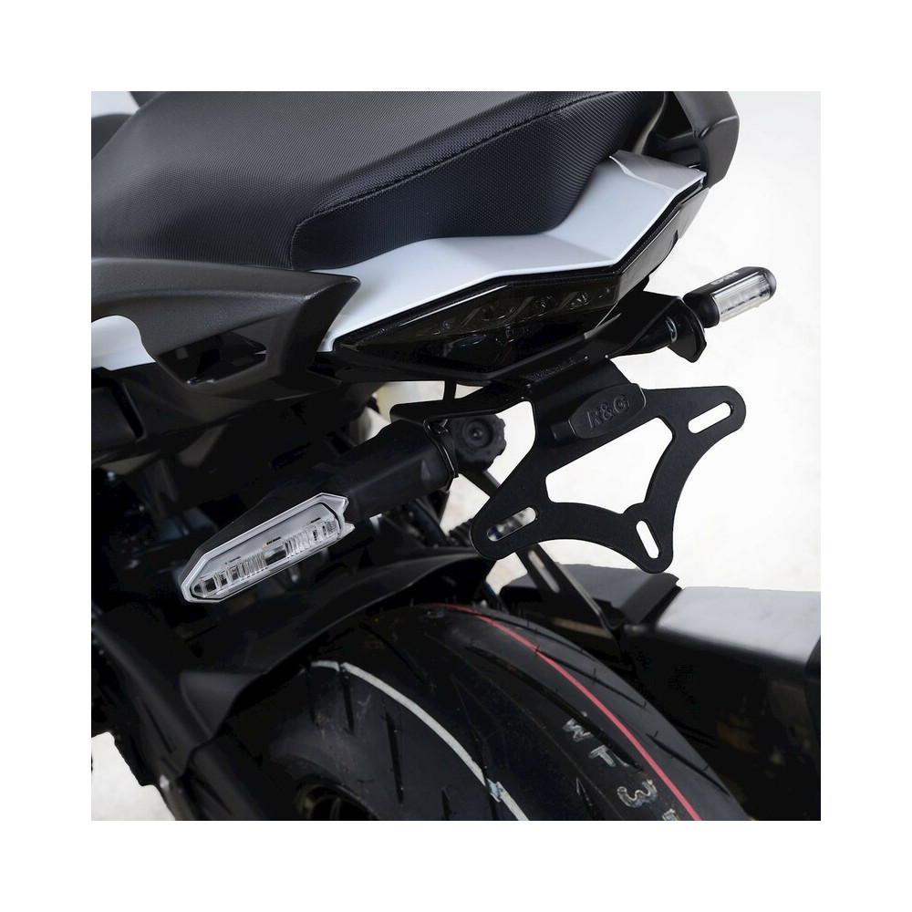 Support de plaque R&G RACING noir Kawasaki Ninja 1000SX