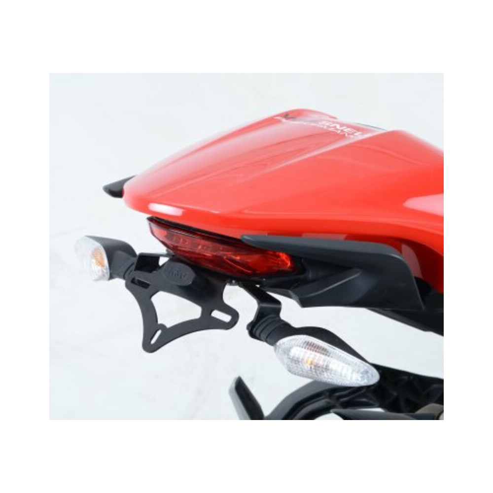 Support de plaque noir R&G RACING - Ducati 821 Monster 14-17