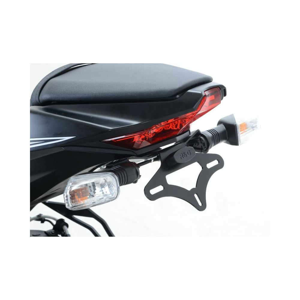 Support de plaque R&G RACING noir Kawasaki ZX10R