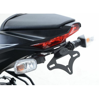 Support de plaque R&G RACING noir Kawasaki ZX10R