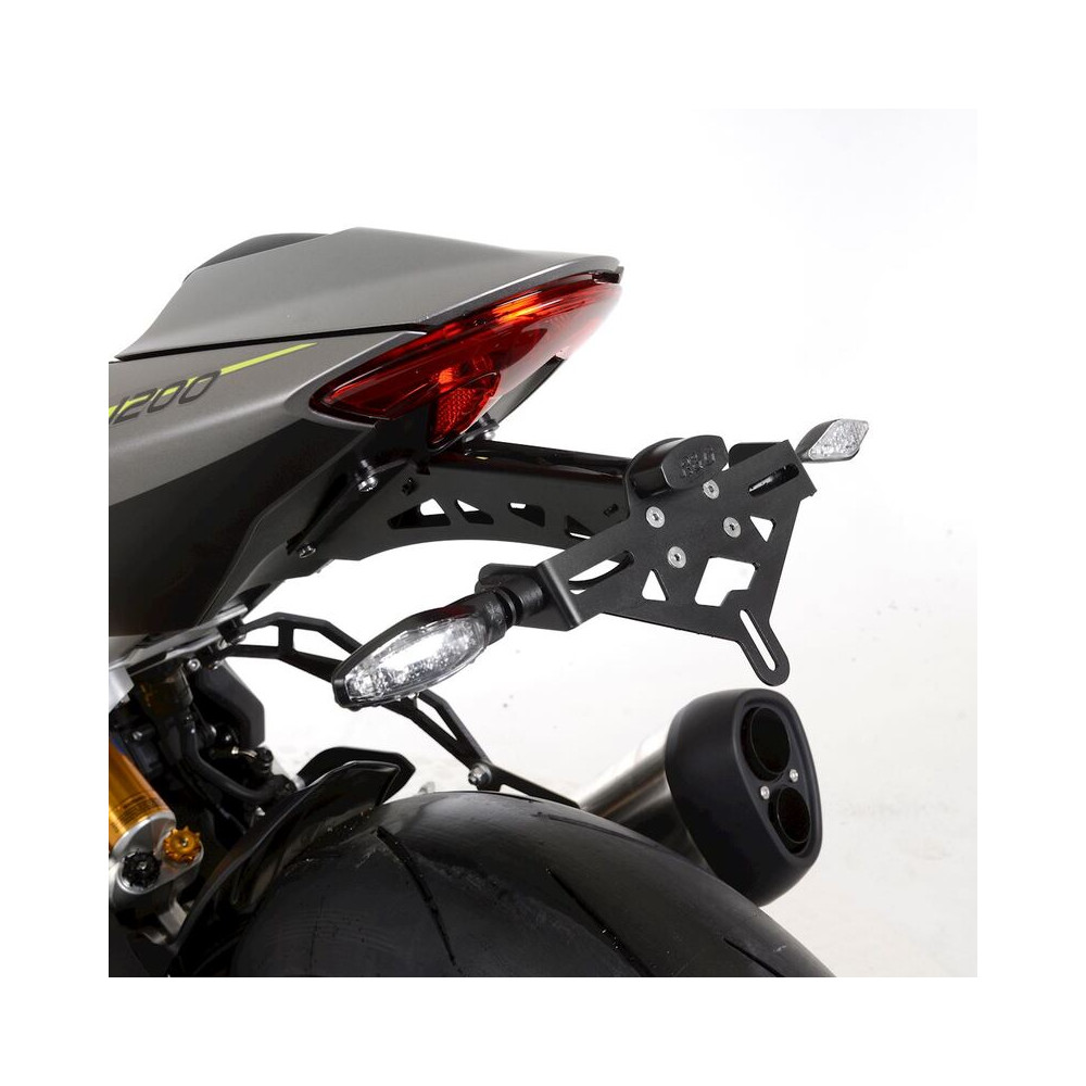 Support de plaque R&G RACING - noir Triumph Speed Triple 1200 RS