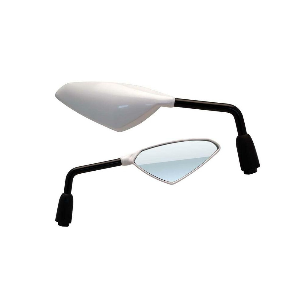 Rétroviseur V PARTS Wind universel M10/125 - blanc