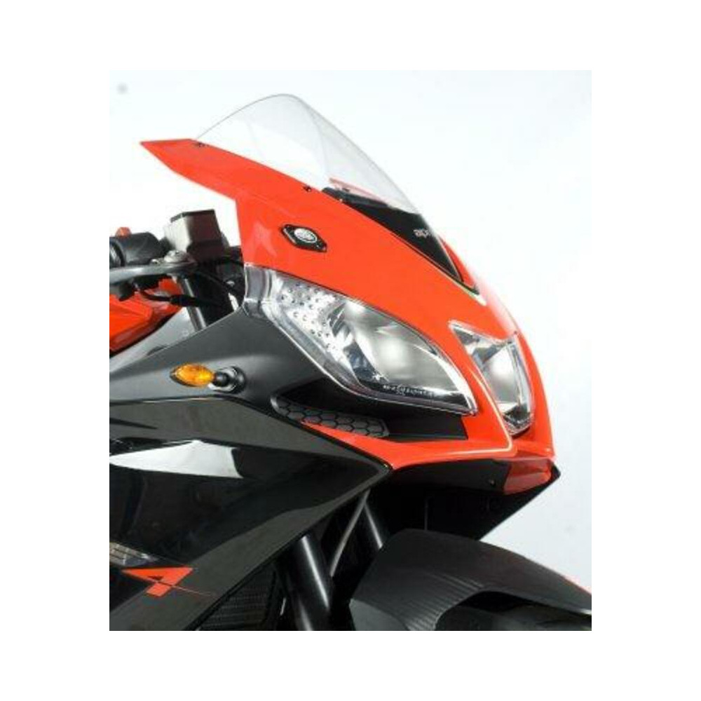 Cache-orifices rétroviseur R&G RACING - noir Aprilia RS4 125/RSV4 RR/RF