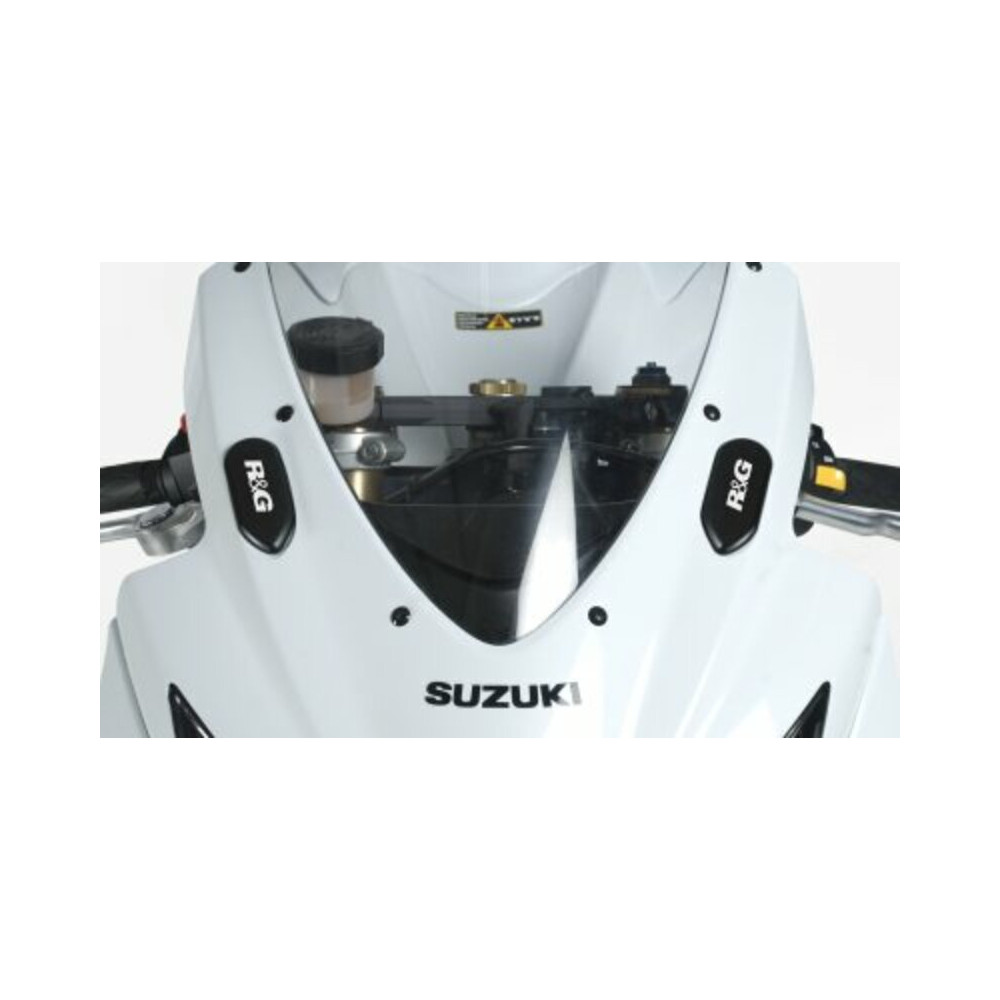 Cache-orifices rétroviseur R&G RACING - noir Suzuki GSX-R600/750