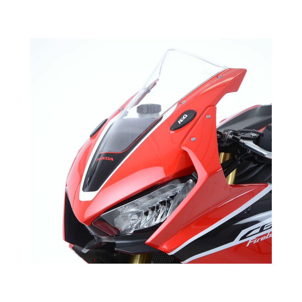 Cache-orifices rétroviseur R&G RACING - noir Honda CBR1000RR