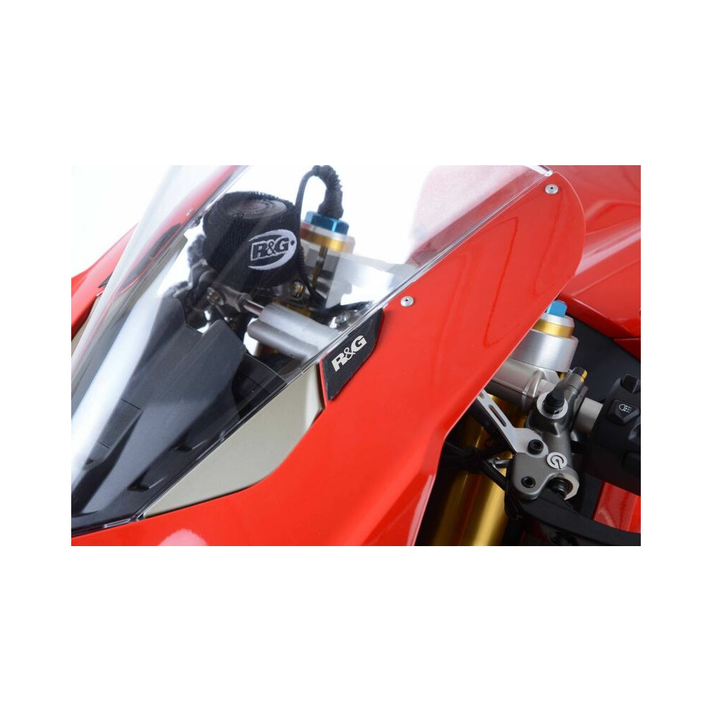 Cache-orifices rétroviseur R&G RACING - noir Ducati Panigale V4