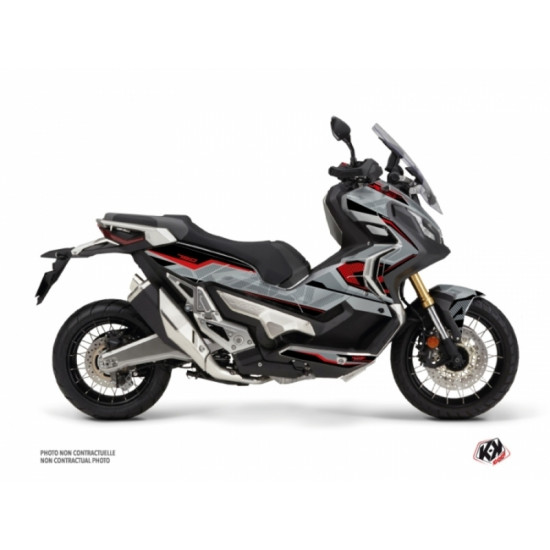 Kit déco KUTVEK Energy gris/rouge Honda X ADV