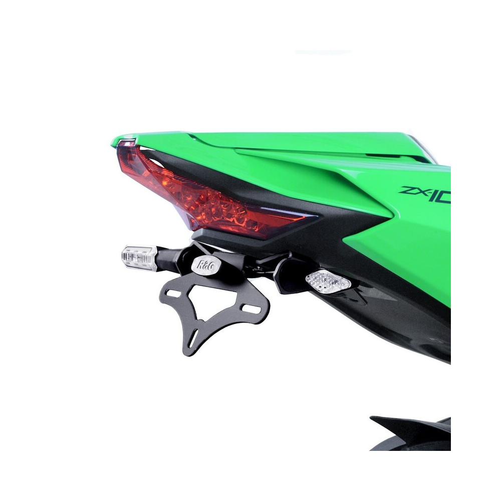 Support de plaque R&G RACING - noir Kawasaki Ninja ZX-10R/RR