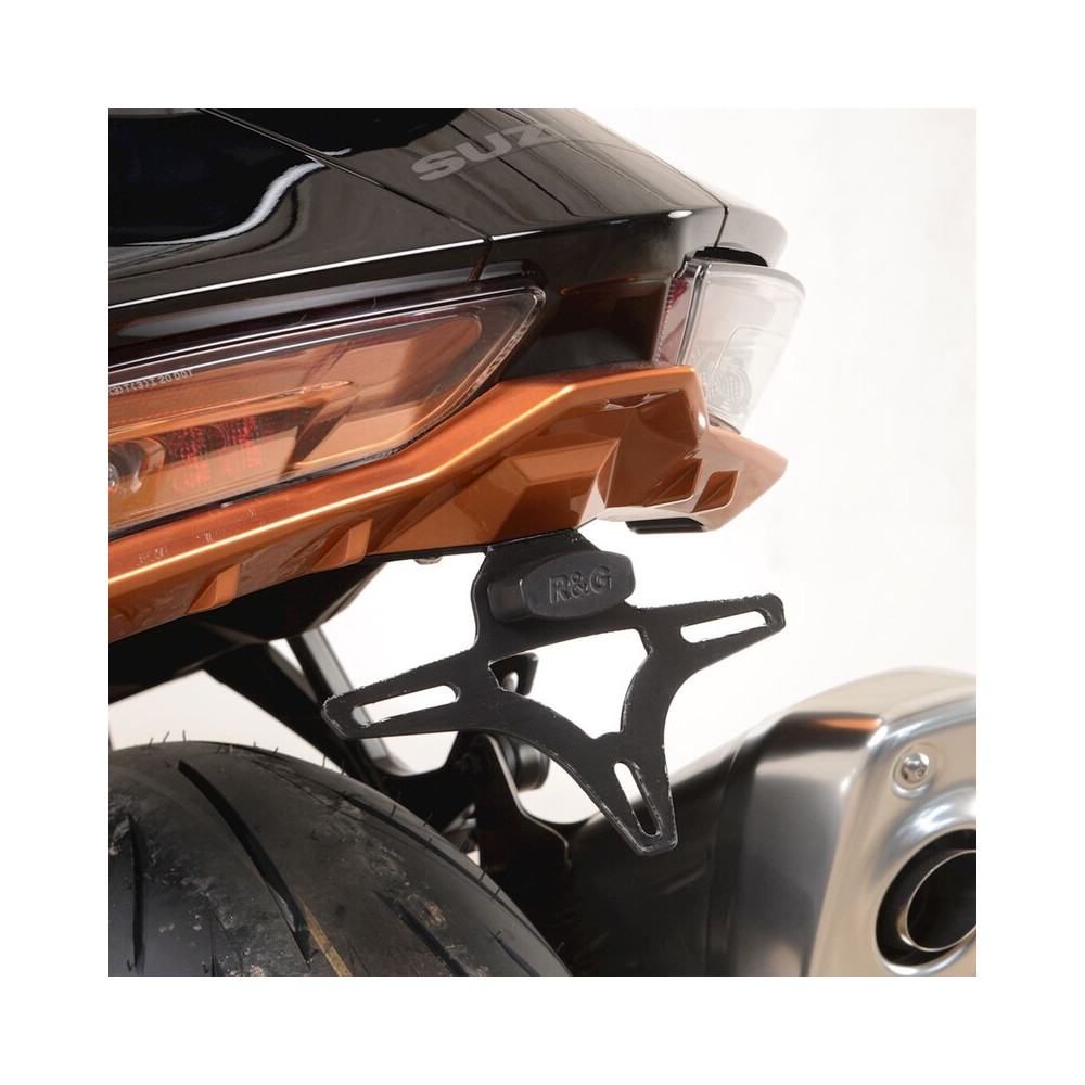 Support de plaque R&G RACING noir - Suzuki Hayabusa