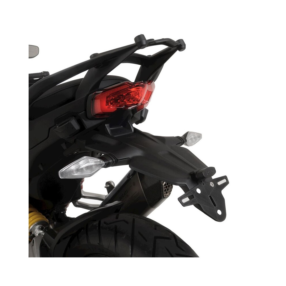 Support de plaque R&G RACING noir - Ducati Multistrada V4 (S & Sport)