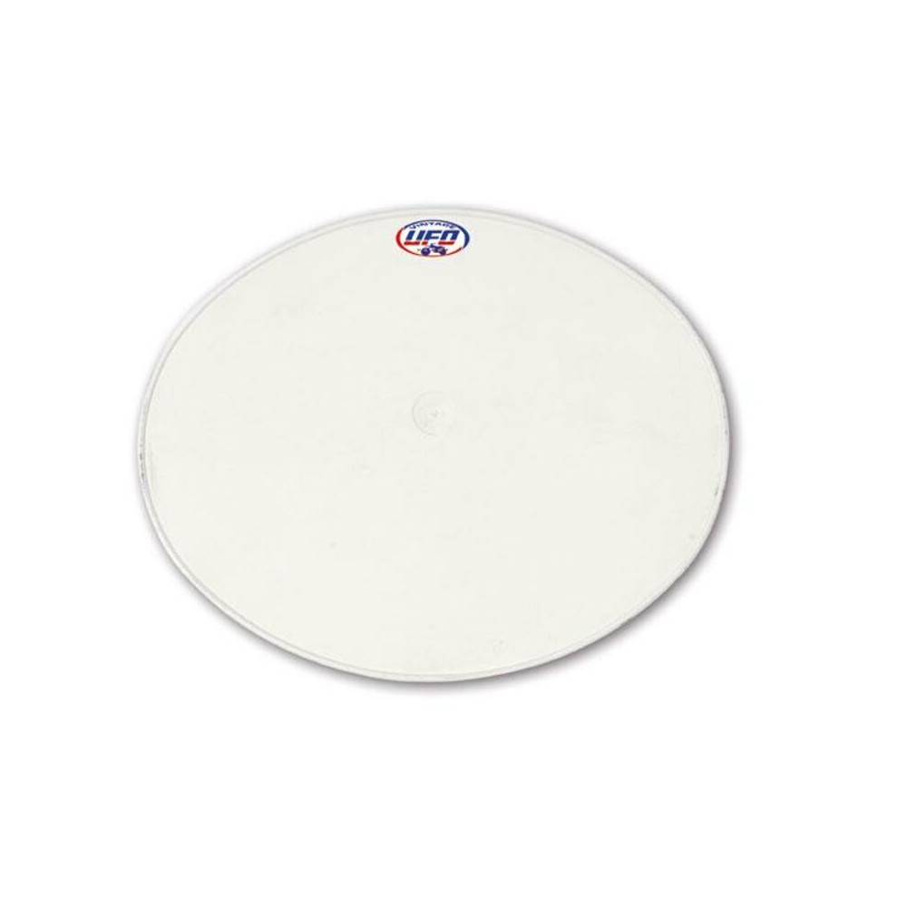 Plaque numéro frontale UFO Oval blanc