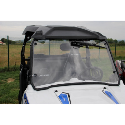 Pare-brise avant SARRAZIN polycarbonate avec essuie-glace Polaris Ranger