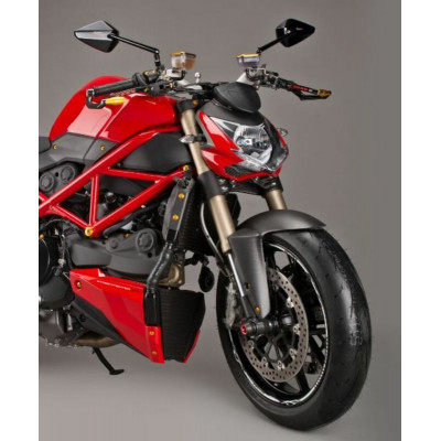 Garde boue avant LIGHTECH carbone mat Ducati Streetfighter 848