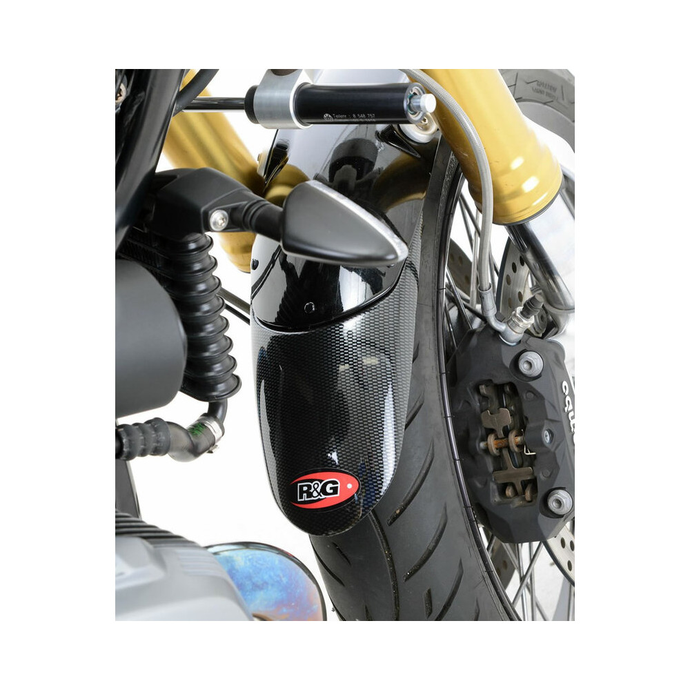 Extension de garde-boue avant R&G RACING effet carbone Triumph Speed Triple 1050