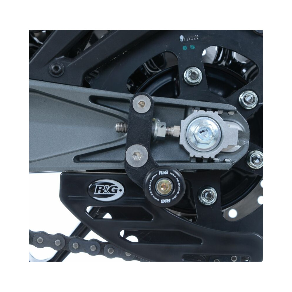 Pions de bras oscillant avec platine R&G RACING noir KTM