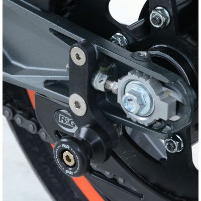 Pions de bras oscillant avec platine R&G RACING noir KTM