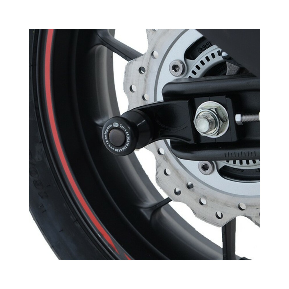 Pions de bras oscillant avec platine R&G RACING noir Honda CB500F/CBR500R