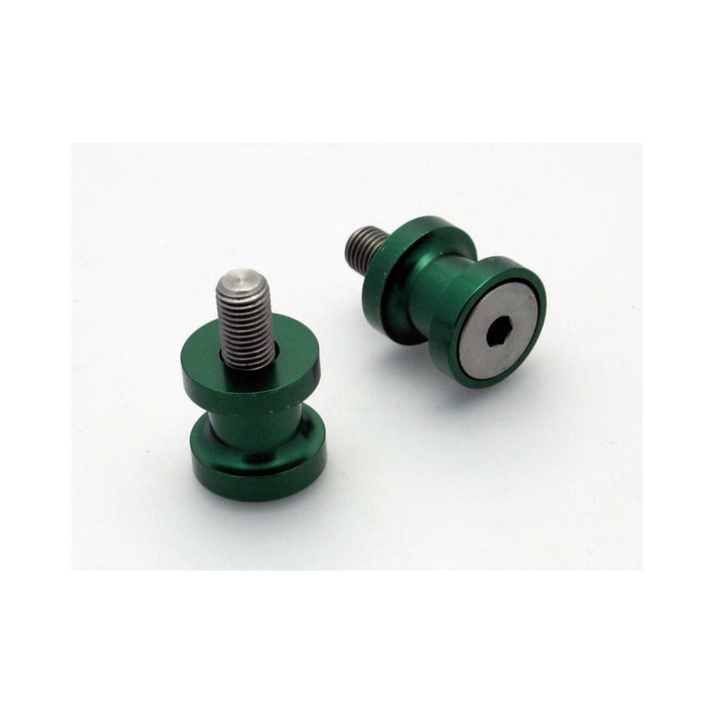 Pions de bras oscillant R&G RACING M10 aluminium vert