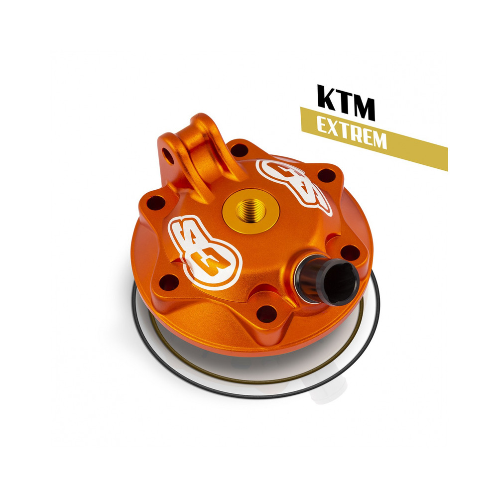 Kit culasse et insert S3 Extreme Enduro basse compression orange KTM