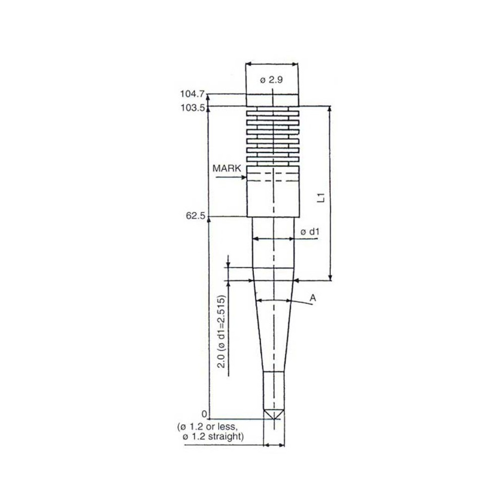 Aiguille de boisseau KEIHIN FCR 35-41mm - N427-0CDTN