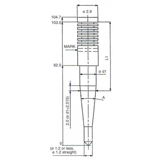 Aiguille de boisseau KEIHIN FCR 35-41mm - N427-0CEKQ