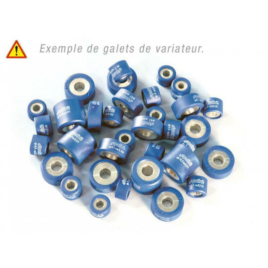 Jeu de galets POLINI 25x11mm 8,7gr - 12 pièces