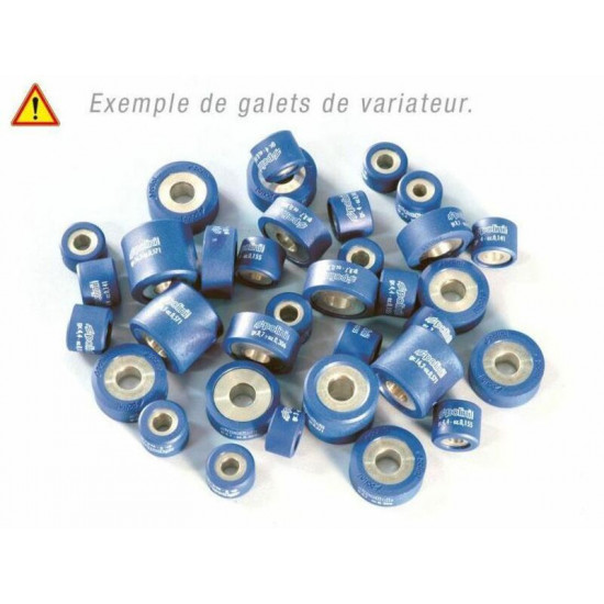 Jeu de galets POLINI 25x17mm 12gr - 8 pièces