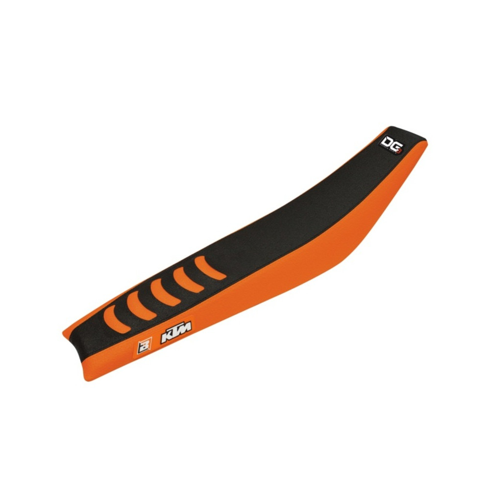 Housse de selle BLACKBIRD Double Grip 3 orange/noir KTM SX85