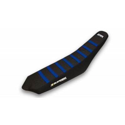 Housse de selle BLACKBIRD Zebra noir/bleu Sherco SE/SEF/SE-R/SEF-R