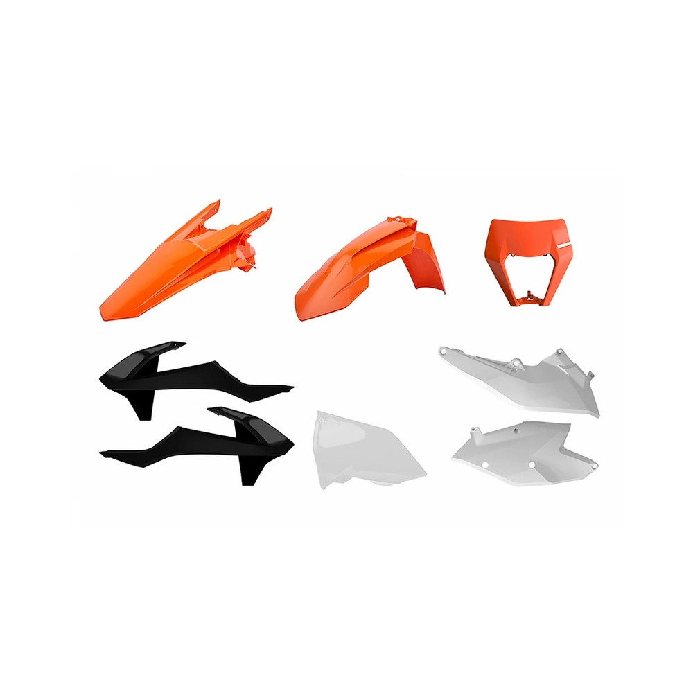 Kit plastique POLISPORT Enduro couleur origine (2018) KTM EXC/EXC-F