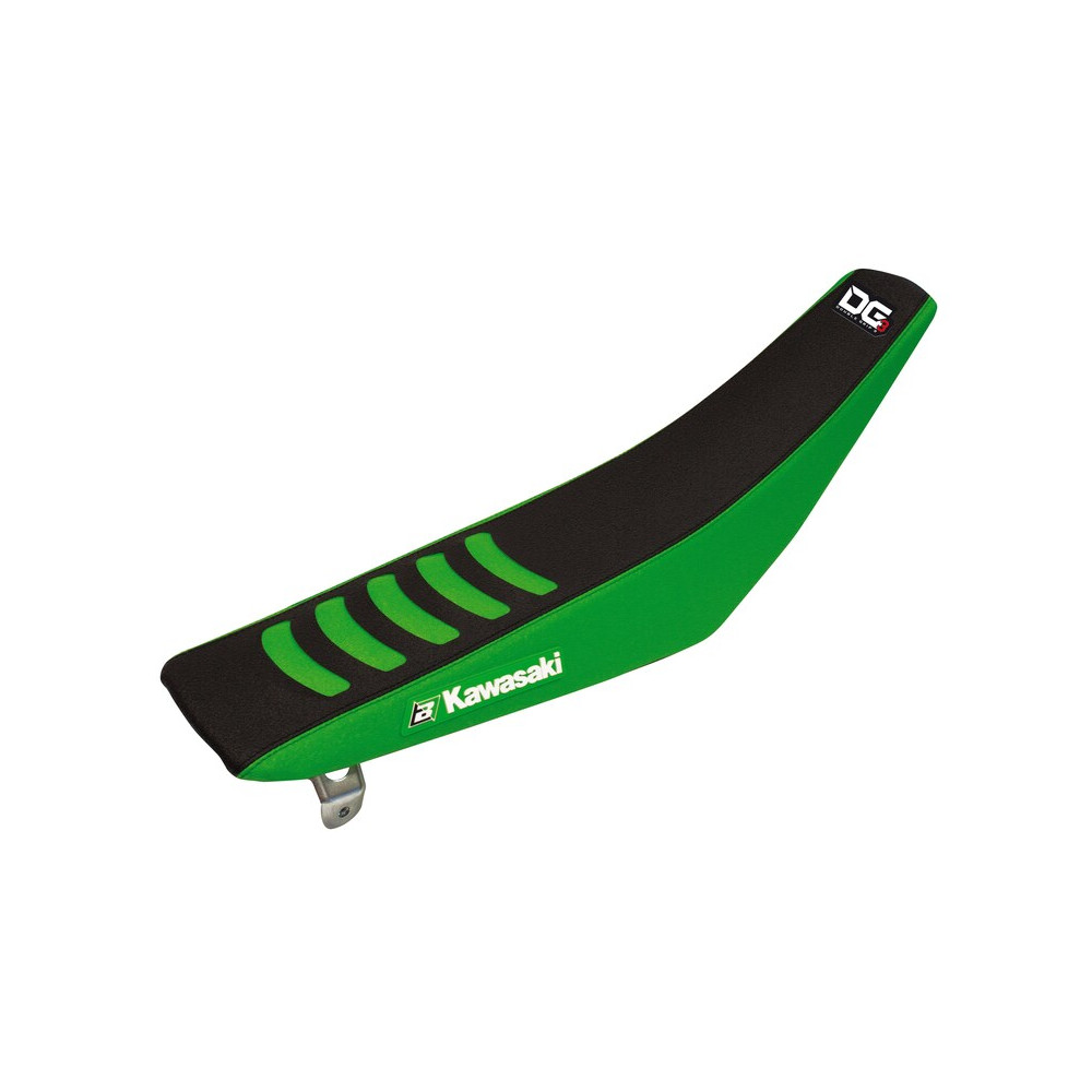 Housse de selle BLACKBIRD Double Grip 3 noir/vert Kawasaki KX85