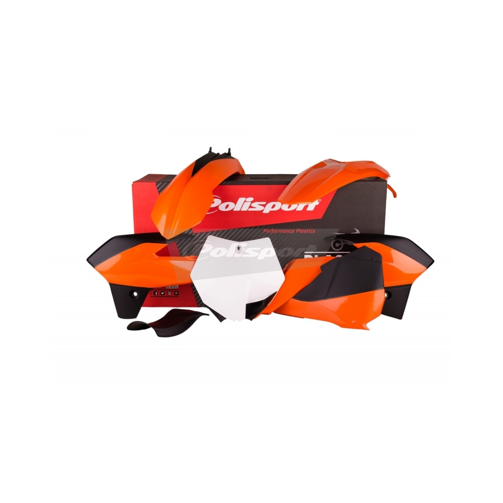 Kit plastique POLISPORT couleur origine (13-14) KTM SX85