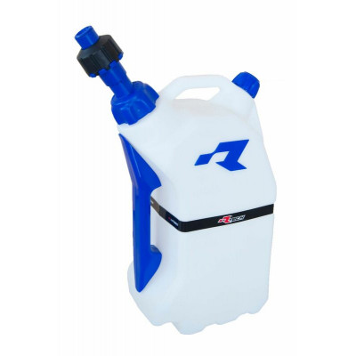 Bidon d'essence RACETECH remplissage rapide 15L translucide/bleu