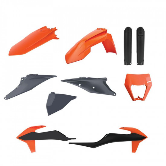 Kit plastiques POLISPORT couleur origine KTM