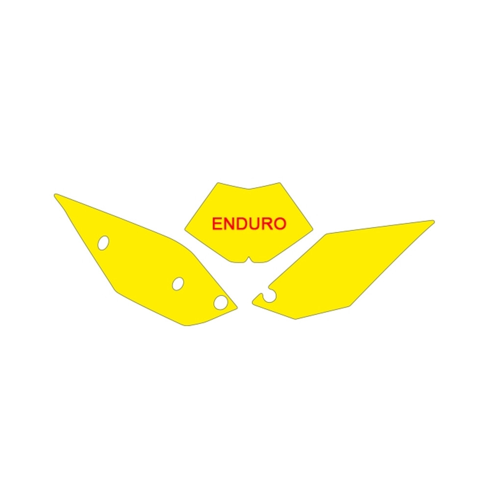 Fonds de plaque BLACKBIRD jaune Beta RR