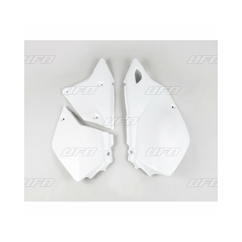 Plaques latérales UFO blanc Suzuki DR-Z400E