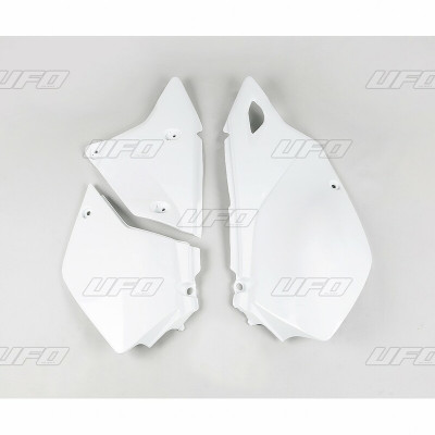 Plaques latérales UFO blanc Suzuki DR-Z400E