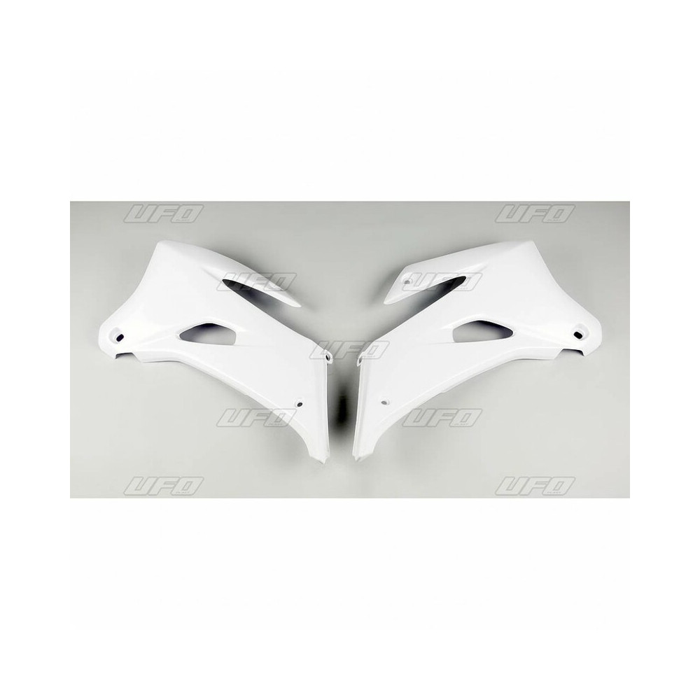 Ouïes de radiateur UFO blanc Yamaha WR250F/450F