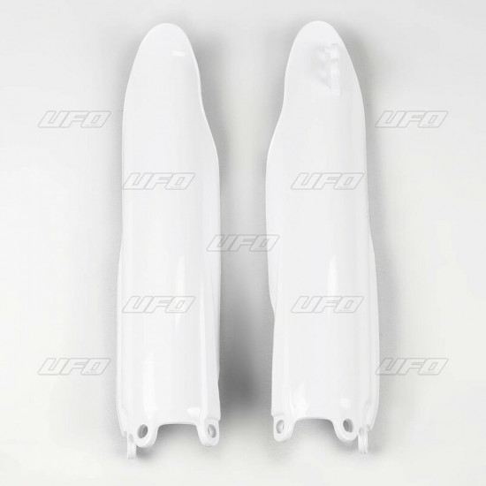 Protections de fourche UFO blanc Yamaha