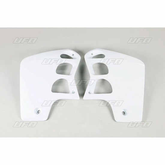 Ouïes de radiateur UFO blanc Honda CR500R