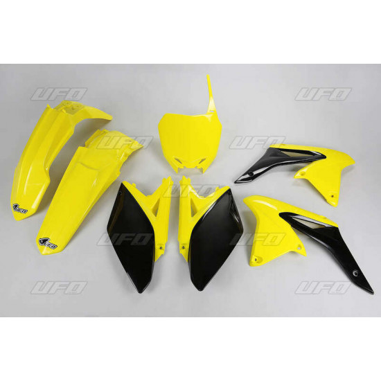 Kit plastique UFO couleur origine jaune/noir Suzuki RM-Z250