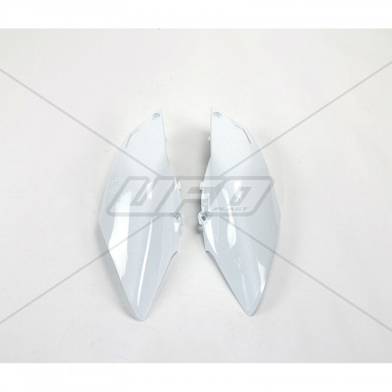 Plaques latérales UFO blanc Honda CRF250R/450R