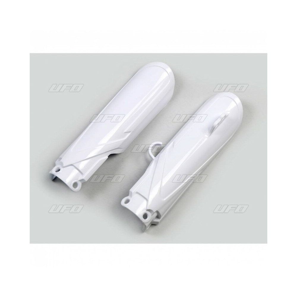 Protection de fourche UFO blanc Yamaha YZ85